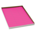 Nevs Laser Sheet Labels 1" x 2-5/8" Flr Pink LL-258-1-PF